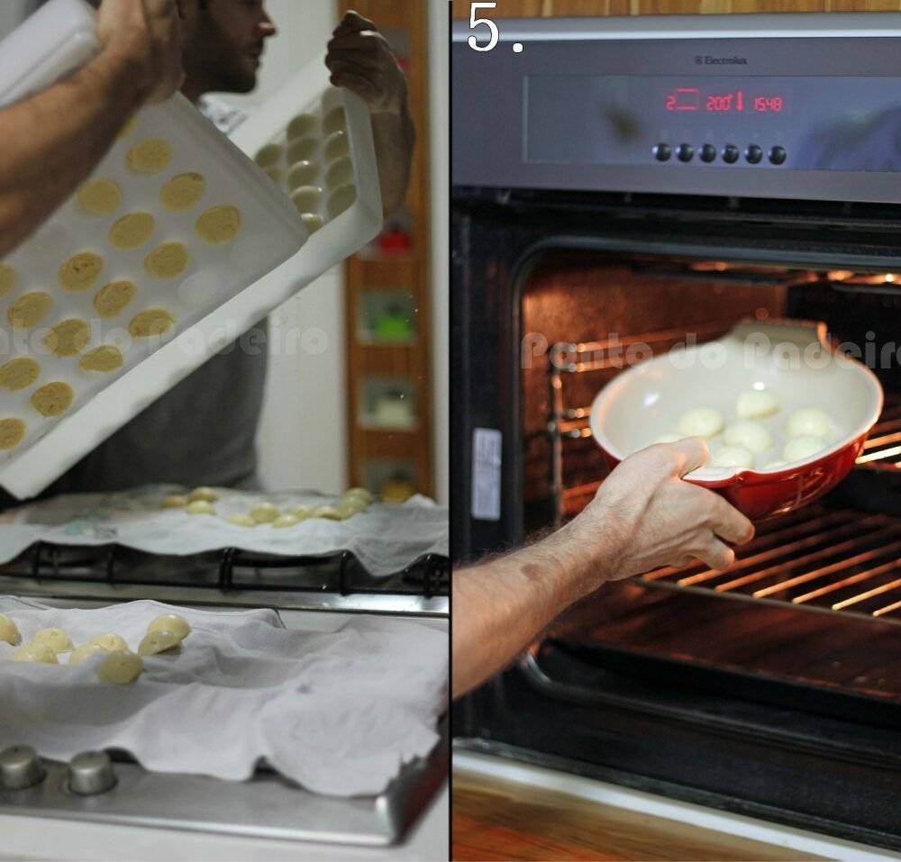 FORMA/ TABULEIRO POLIETILENO PARA CONGELAR PAO QUEIJO - 50GR – 40 CAVIDADES 60X40CM-445